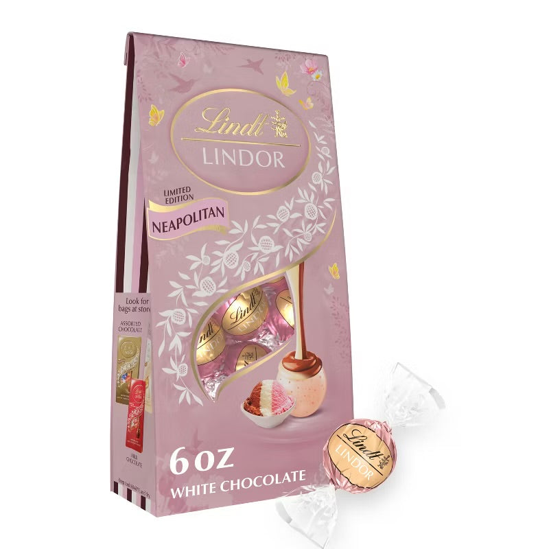 Lindt Easter Neapolitan White Chocolate Truffles (144g) Limited Edition
