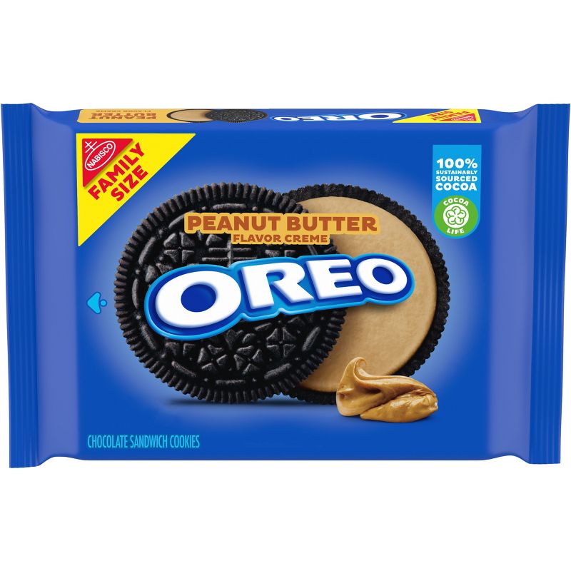 Oreo Cookies Family Size Peanut Butter Creme (482g) – Scagnelli's