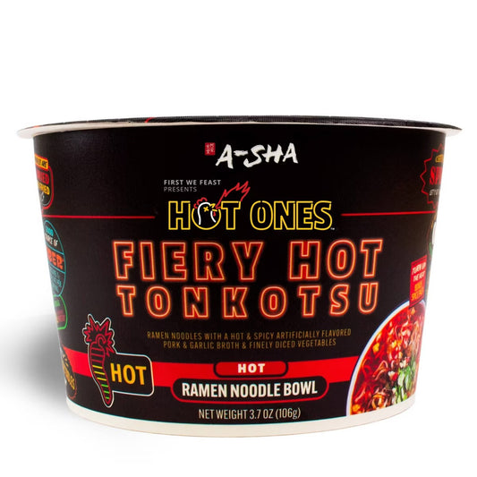 Hot Ones x A-Sha Ramen Fiery Hot Tonkotsu Hot Spice Noodle Bowl (111g)