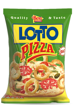 Lotto Pizza Flavour Corn Puff Crisps (75g)