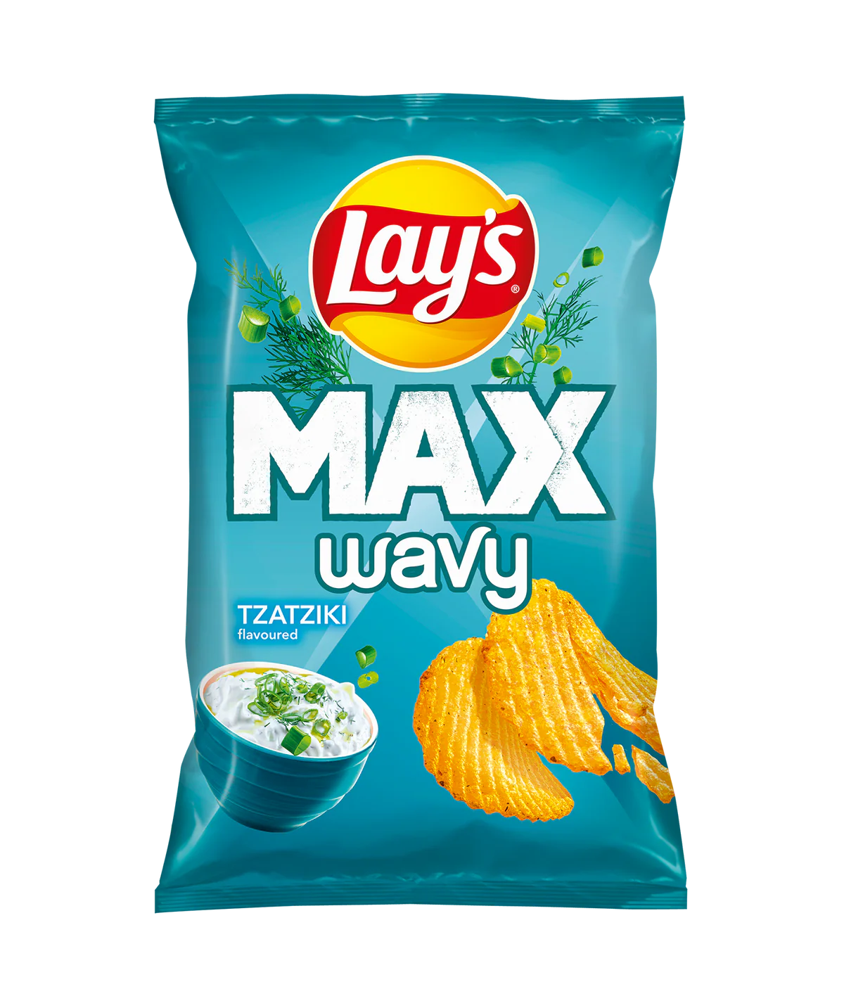 Lay's Max Wavy Tzatziki (120g)