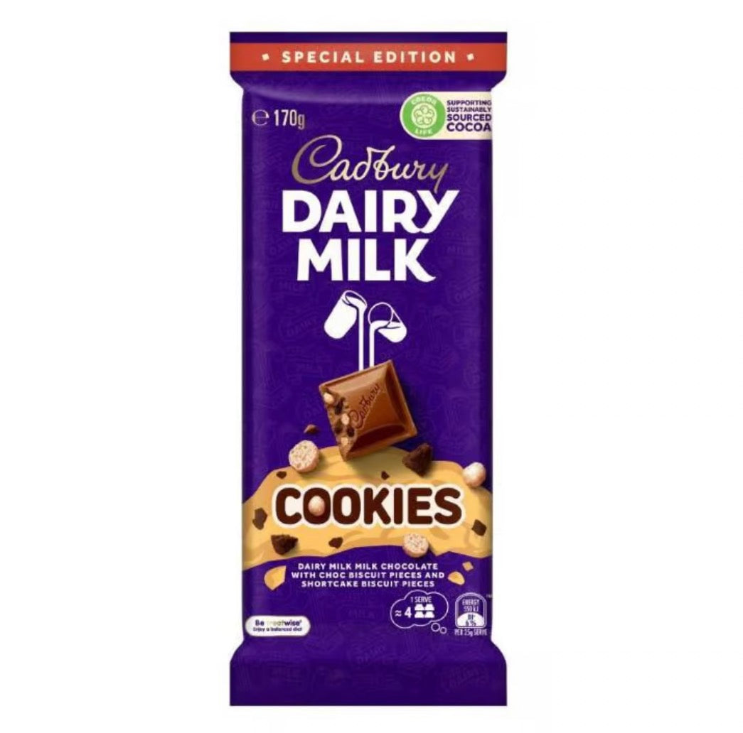 Cadbury Dairy Milk Cookie Chocolate Special Edition (170g)