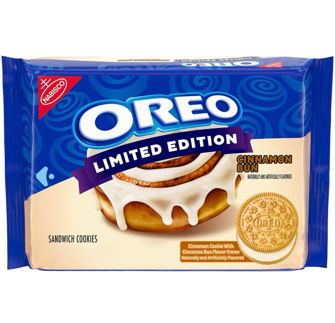 Oreo Cookie Cinnamon Bun Limited Edition (303g)