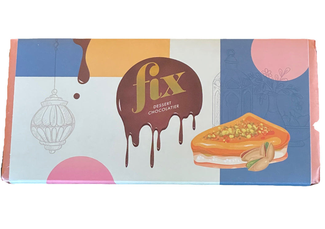 Fix Dessert Chocolatier "Can't Get Knafeh of It” Dubai Chocolate Bar (200g)
