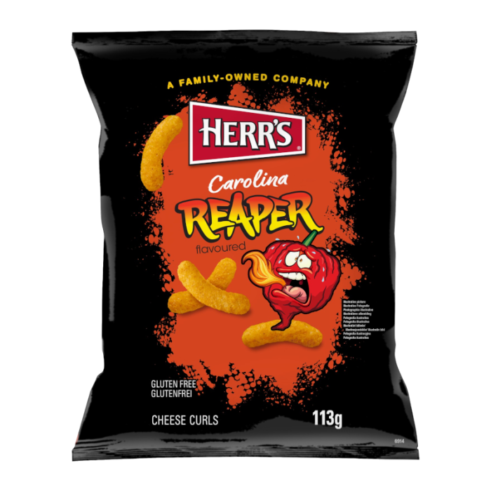 Herr's Carolina Reaper Cheese Curls (113g)
