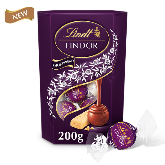 Lindt Lindor Shortbread Milk Chocolate Truffles Limited Edition (200g)