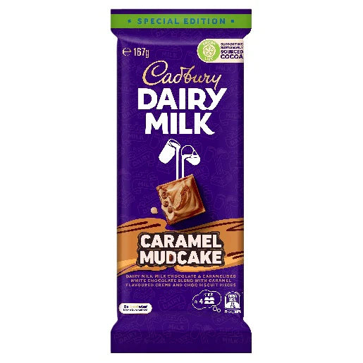 Cadbury Dairy Milk Caramel Mudcake Special Edition (167g)