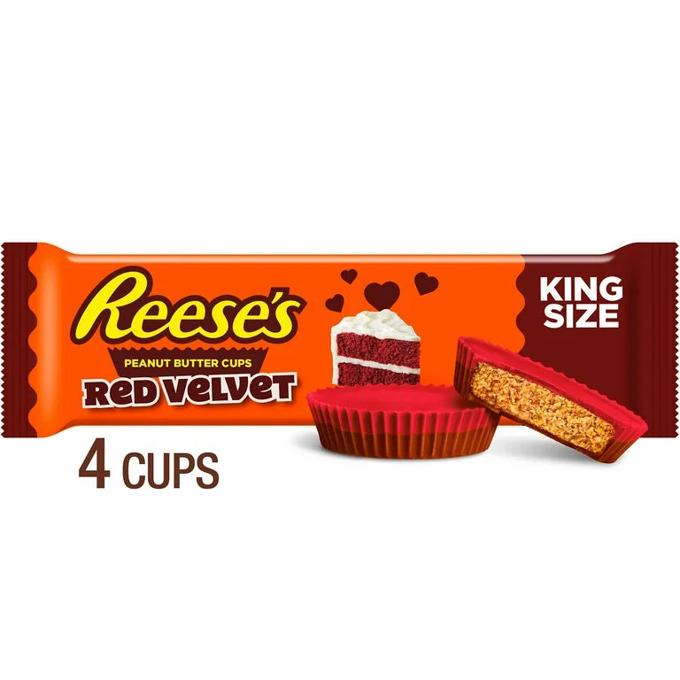 Reese's Reese's Valentine's Day Peanut Butter Red Velvet King Size Cups (79g)