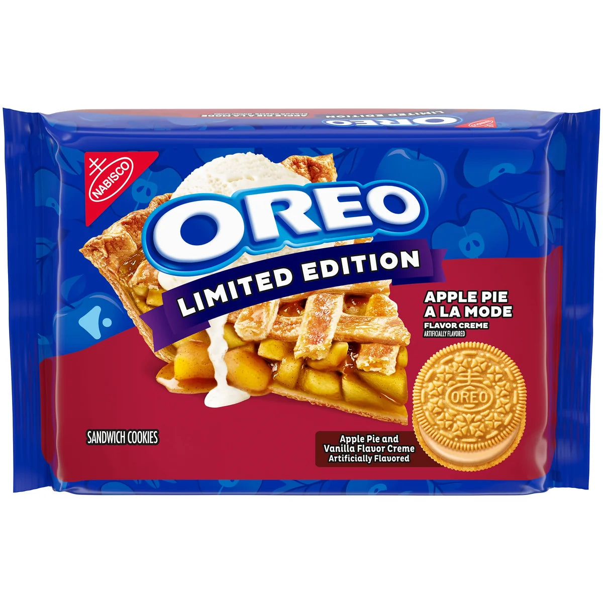 Oreo Apple Pie a la Mode Sandwich Cookies Limited Edition (306g)