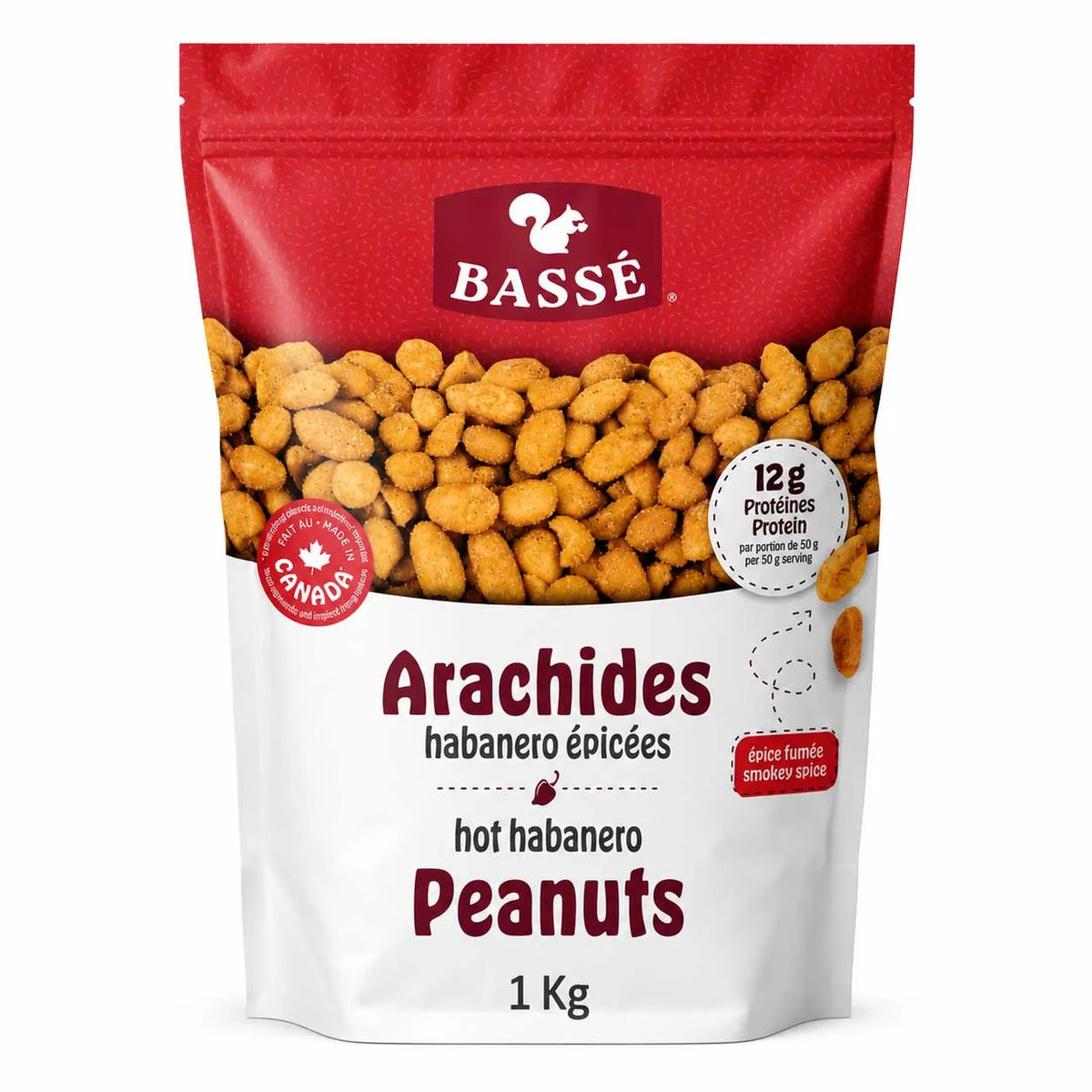 Bassé Honey Habanero Roasted Peanuts (1kg)