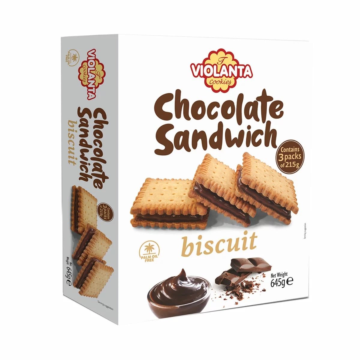 Violanta Chocolate Sandwich Biscuits (645g)