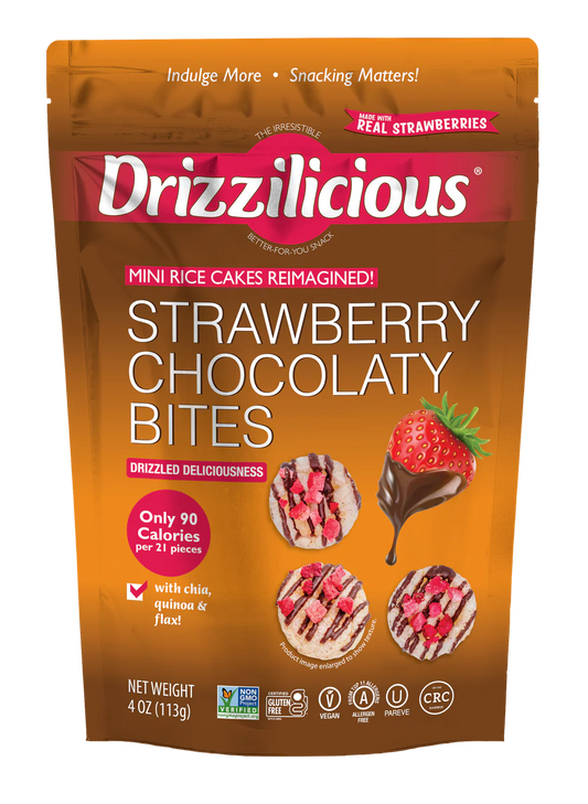 Drizzilicious Strawberry Chocolaty Mini Rice Cakes (113g)