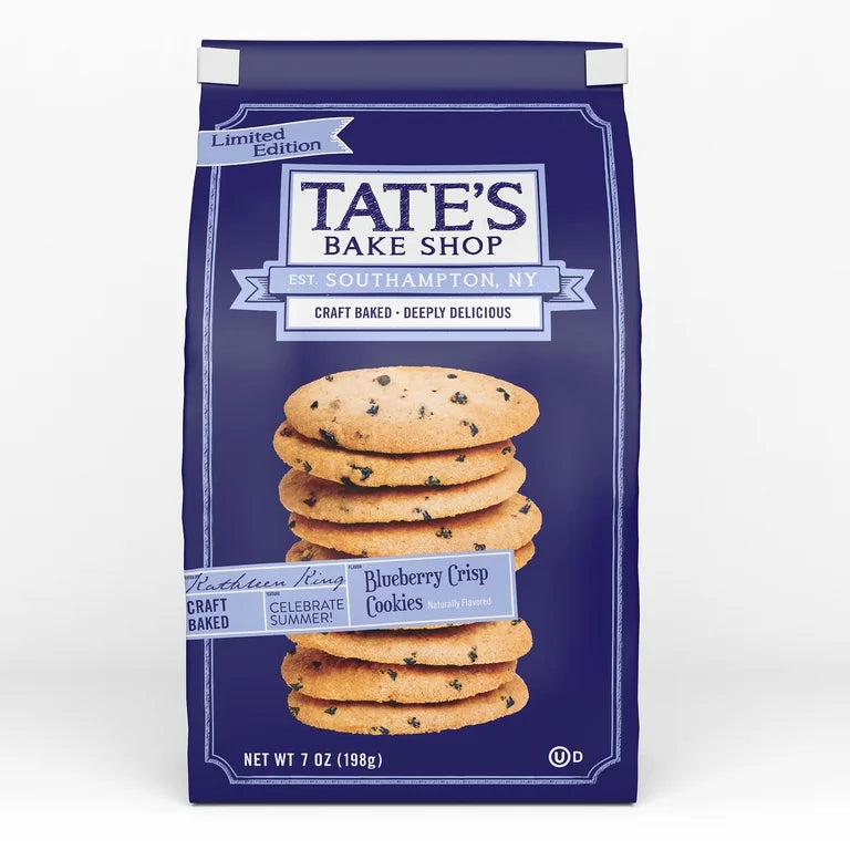 Tate's Bake Shop Blueberry Crisp Cookies Limited Edition (198g)
