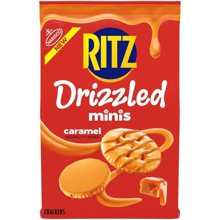 Ritz Drizzled Minis Caramel Crackers (226g)