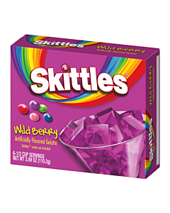 Skittles Jelly Wild Berry Flavour 6 Servings (110.3g)