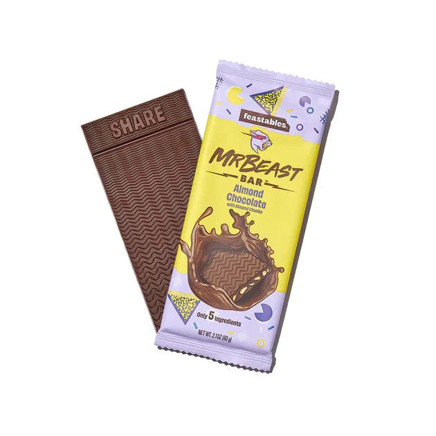 Mr Beast Feastables Chocolate Bar Deez Nutz (60g) – Scagnelli's