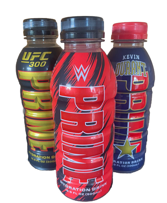 Durant x WWE x UFC Triple Prime Hydration Set Limited Edition Bundle (500ml)