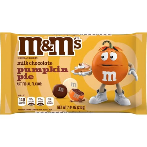 M&M's Halloween Milk Chocolate Pumpkin Pie Limited Edition (210g)