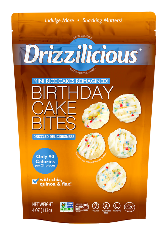 Drizzilicious Birthday Cake Mini Rice Cakes (113g)