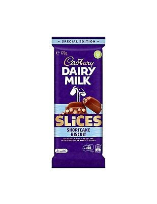 Cadbury Dairy Milk Slices Shortcake Biscuit Special Edition (170g)