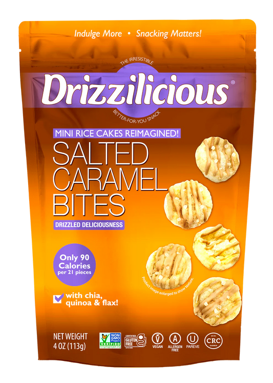 Drizzilicious Salted Caramel Mini Rice Cakes (113g)