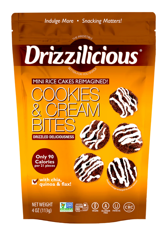 Drizzilicious Cookies & Cream Mini Rice Cakes (113g)