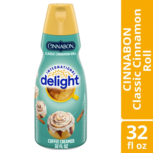 International Delight Cinnabon Coffee Creamer Inspired By Classic Cinnamon Roll (909ml)