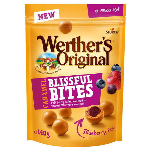Werther's Original Blissful Bites Blueberry Acai (140g)