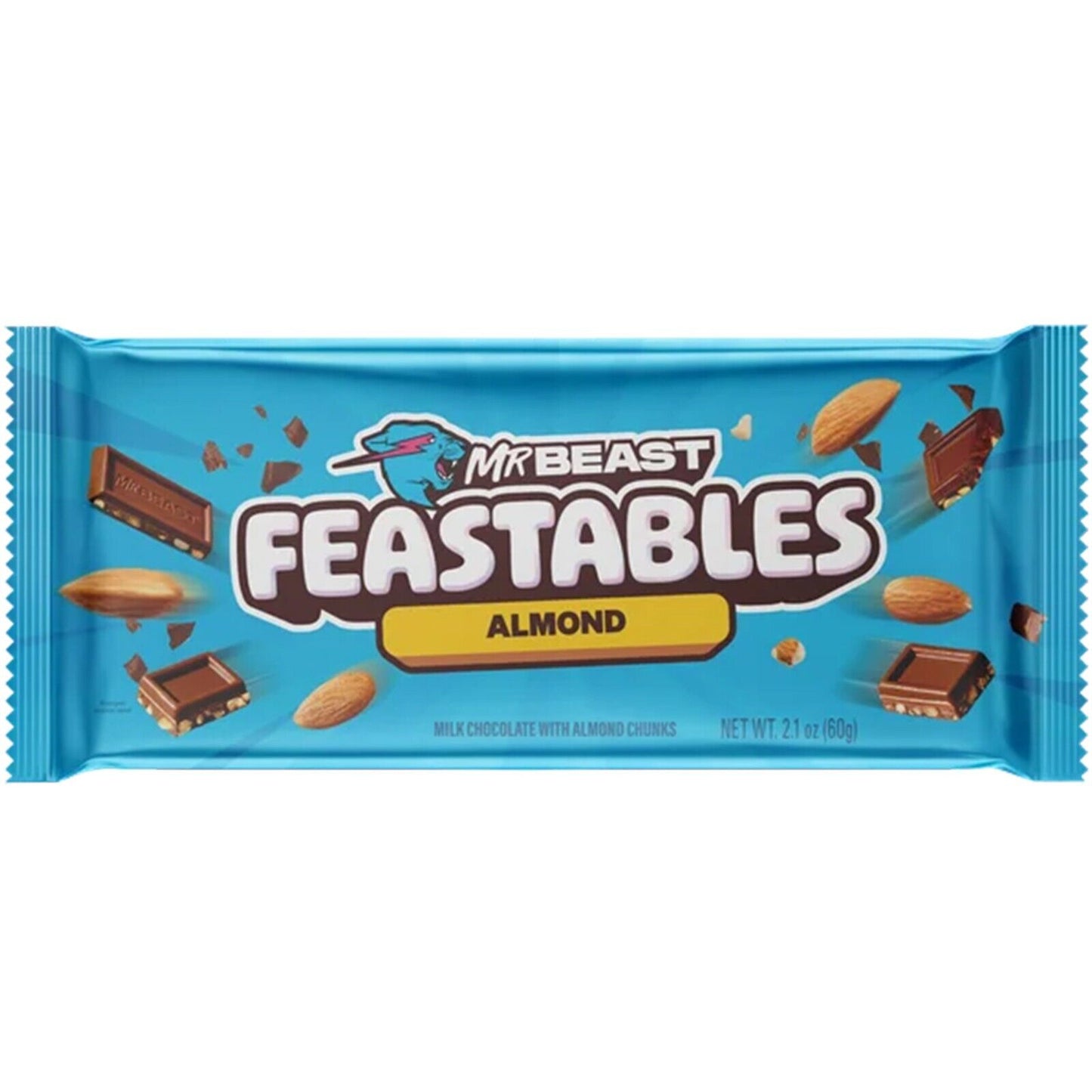 Mr Beast Feastables Chocolate Bar Almond (60g)