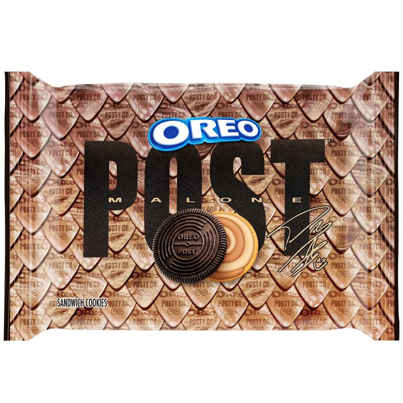 Post Malone x Oreo Swirled Salted Caramel and Shortbread Flavour Creme Limited Edition