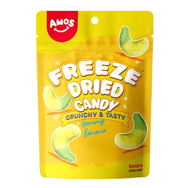 Amos Freeze Dried Gummy Banana (40g)