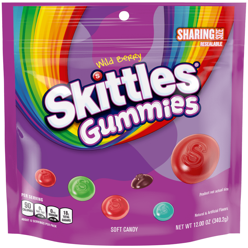 Skittles Gummies Wild Berry Sharing Size (340g)