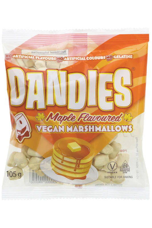 Dandies Maple Flavoured Mini Vegan Marshmallows (105g)