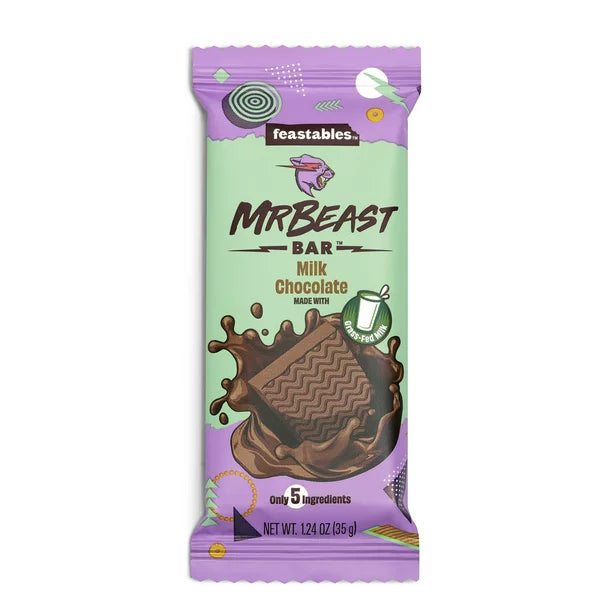 Mr Beast Feastables Milk Chocolate Mini Bar (35g)