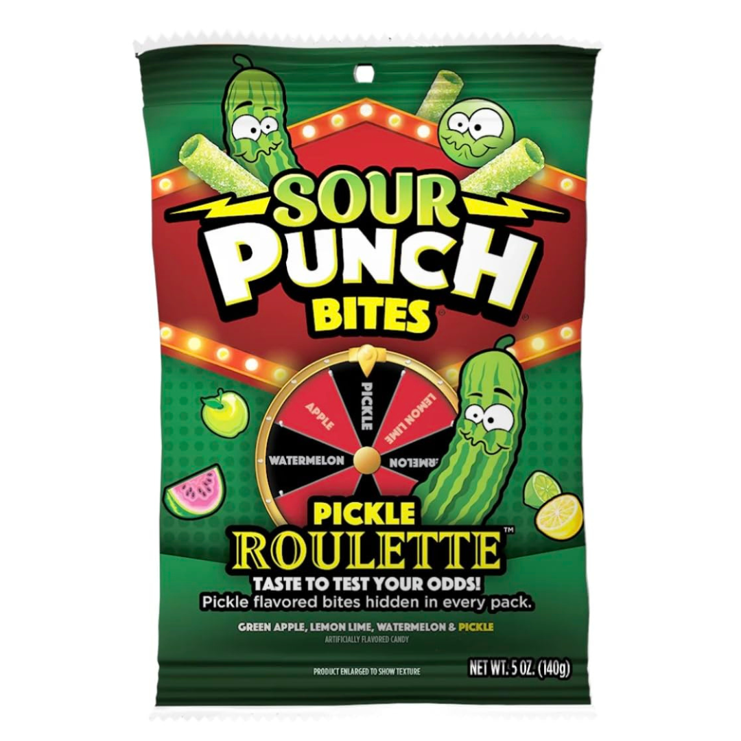 Sour Punch Bites Pickle Roulette (141g)