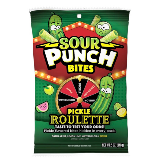 Sour Punch Bites Pickle Roulette (141g)