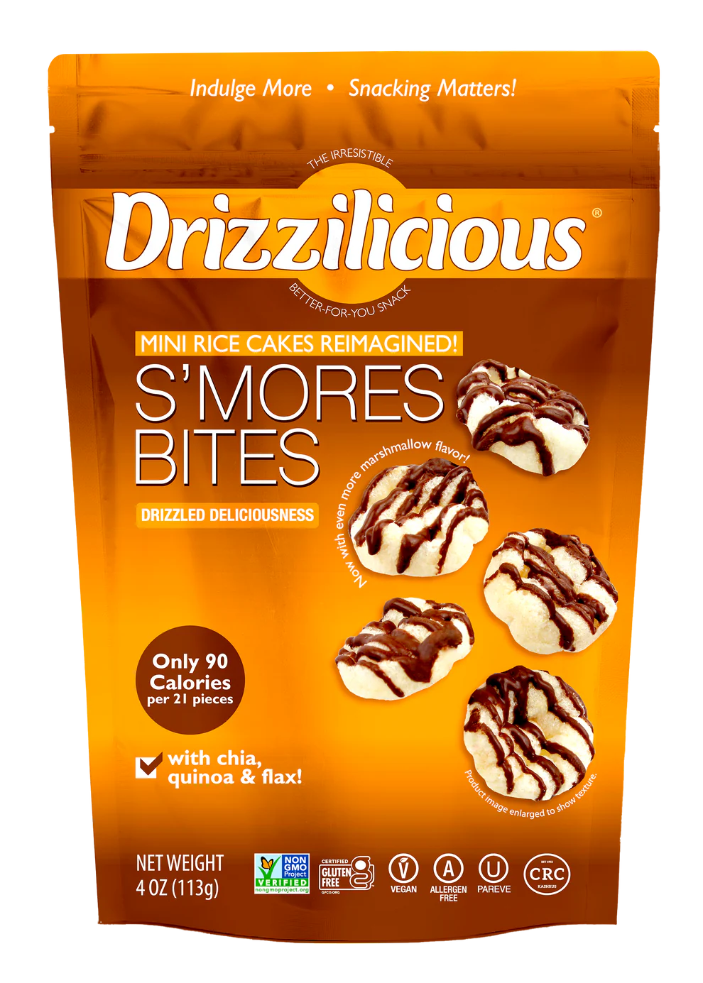 Drizzilicious Smores Mini Rice Cakes (113g)