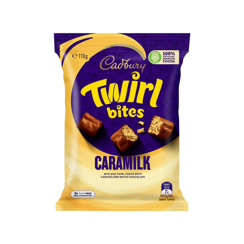 Cadbury Twirl Bites Caramilk Australia (110g)