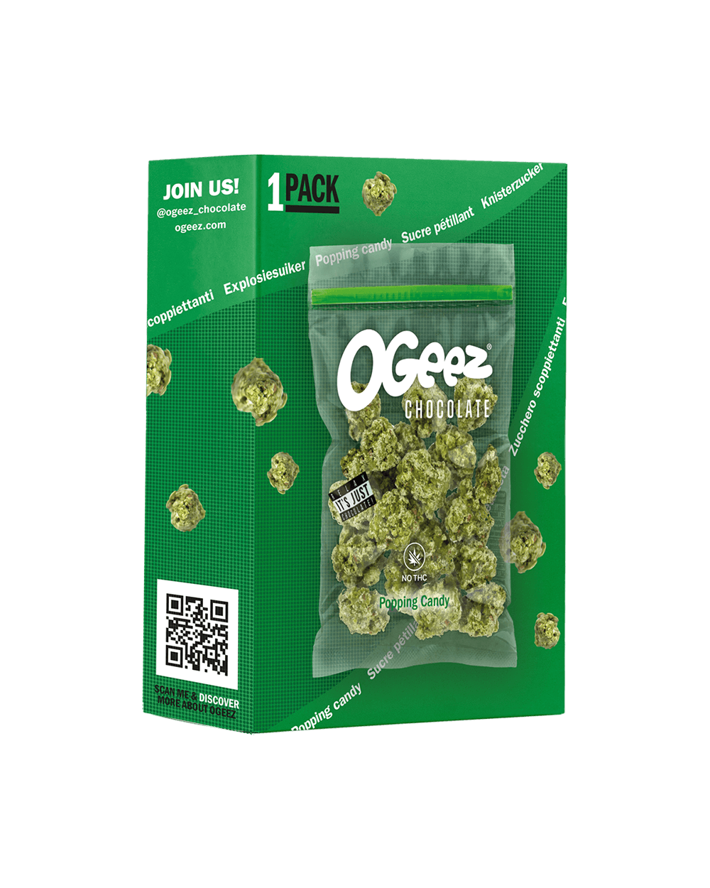 OGeez 1 Pack Popping Candy (35g)