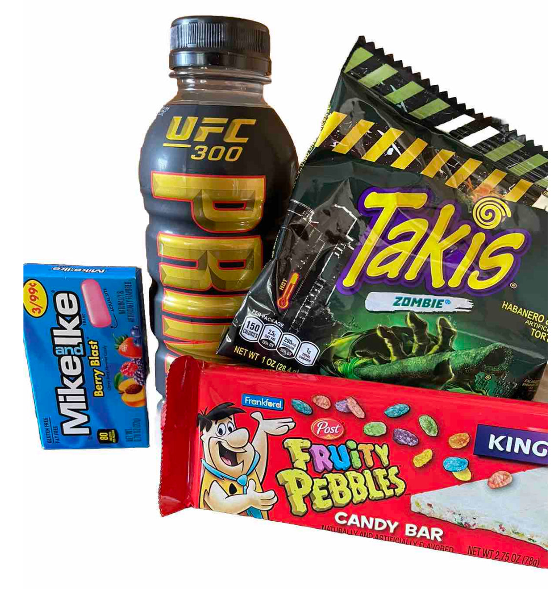 UFC 300 Fun Size Snack Bundle Takis, Mike N Ike & US Chocolate