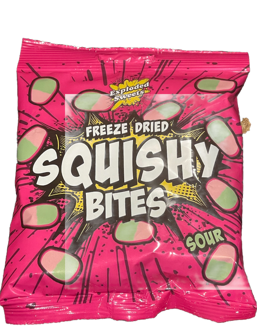 Exploded Sweets Freeze Dried Squishy Bites Sour (25g)