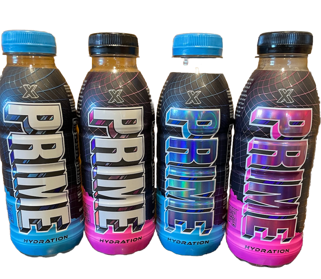 Prime Hydration X Four Bottle Set All UK Bottles (500ml)