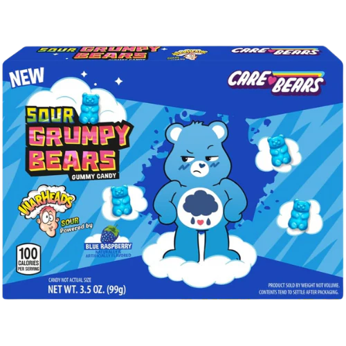 Warheads Grumpy Bears Theatre Box (99g)