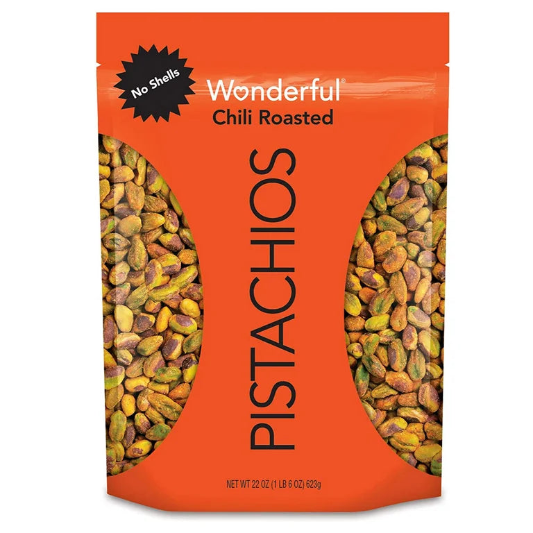 Wonderful Pistachios Chili Roasted Nuts No Shell (623g)