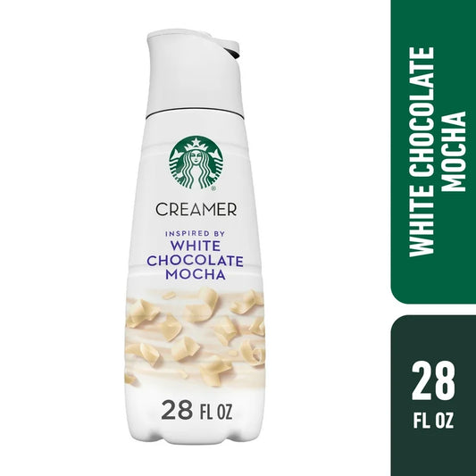 Starbucks White Chocolate Flavoured Coffee Creamer Inspired by White Chocolate Mocha (828ml)