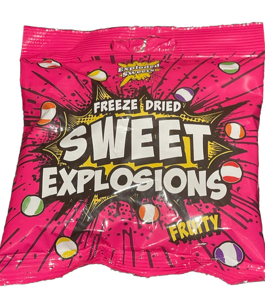 Exploded Sweets Freeze Dried Sweet Explosions Fruity (50g)