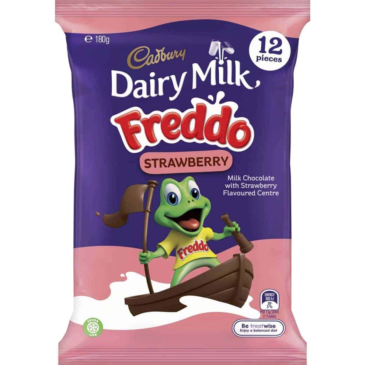 Cadbury's Dairy Milk Freddo Strawberry Sharepack (180g)