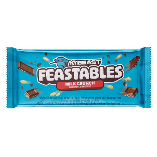 Mr Beast Feastables Chocolate Bar Milk Crunch (60g)