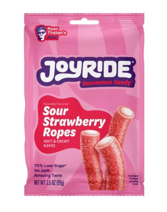 Joyride Sour Strawberry Ropes (99g)