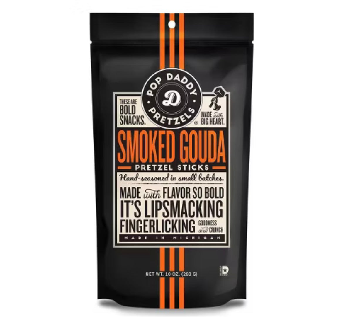 Pop Daddy Seasoned Pretzels Smoked Gouda (283g)